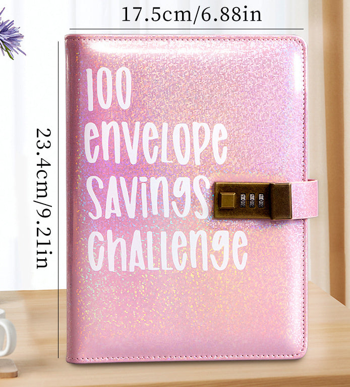 100 Days Saving Challenge Loose-leaf Journal Book