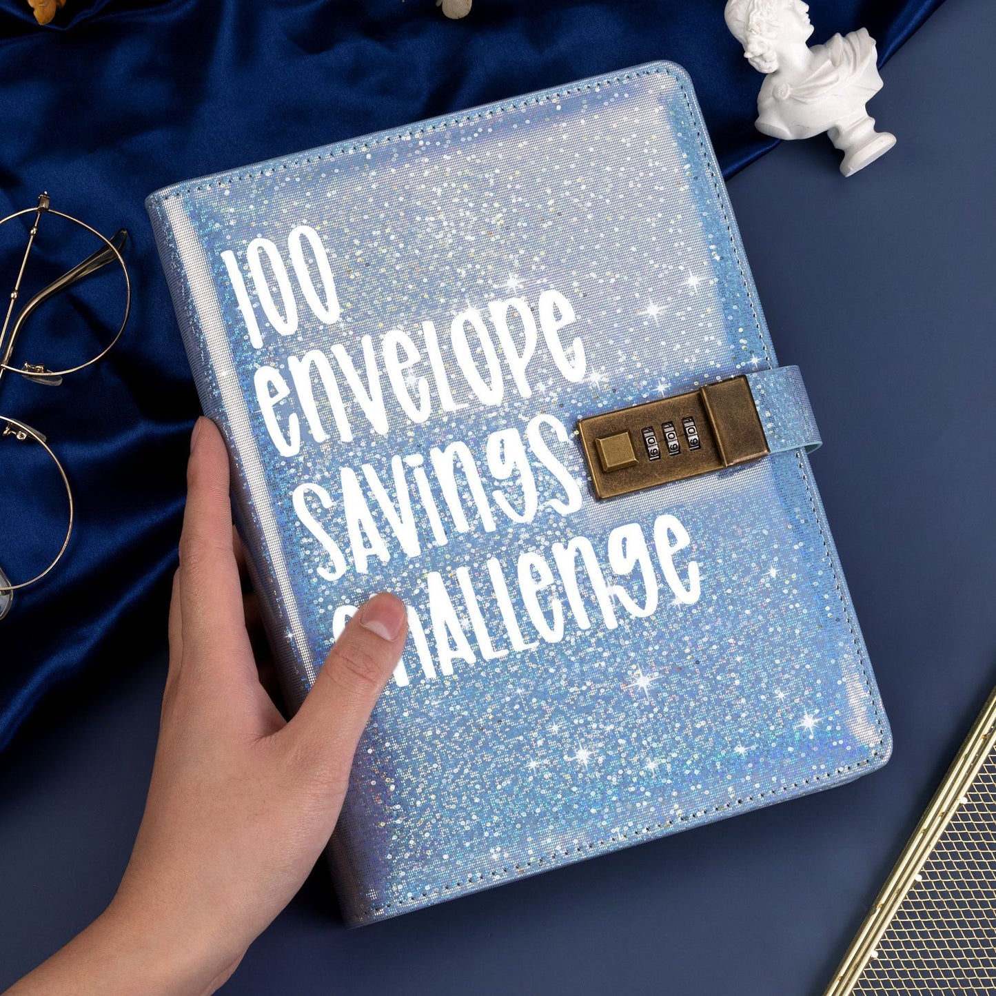 100 Days Saving Challenge Loose-leaf Journal Book