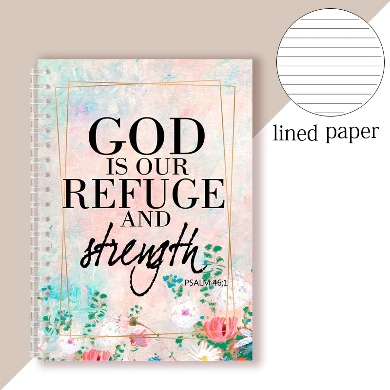 Spiral God Is My Refuge And Strength Faith Journal