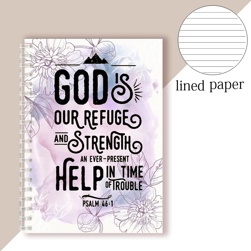 Spiral God Is My Refuge And Strength Faith Journal