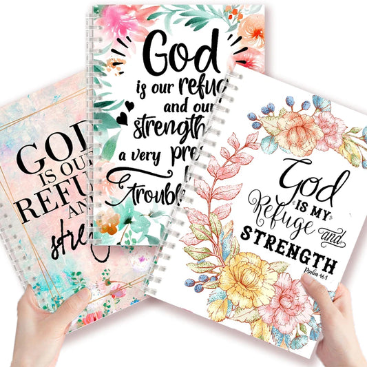 Spiral God Is My Refuge And Strength Faith Journal