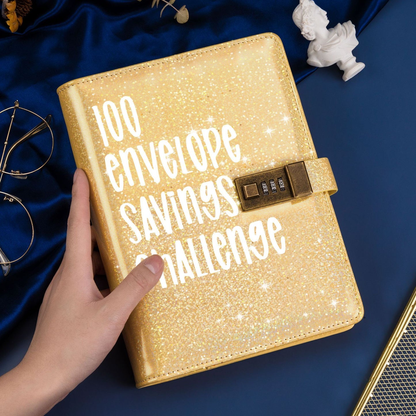 100 Days Saving Challenge Loose-leaf Journal Book